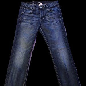 Hudson Byron Five Pocket Straight Button Fly Jeans